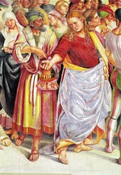 Detalhe da Pregação do Anticristo, da Capela da Madonna di San Brizio, 1499-1504 (detalhe de 79359)